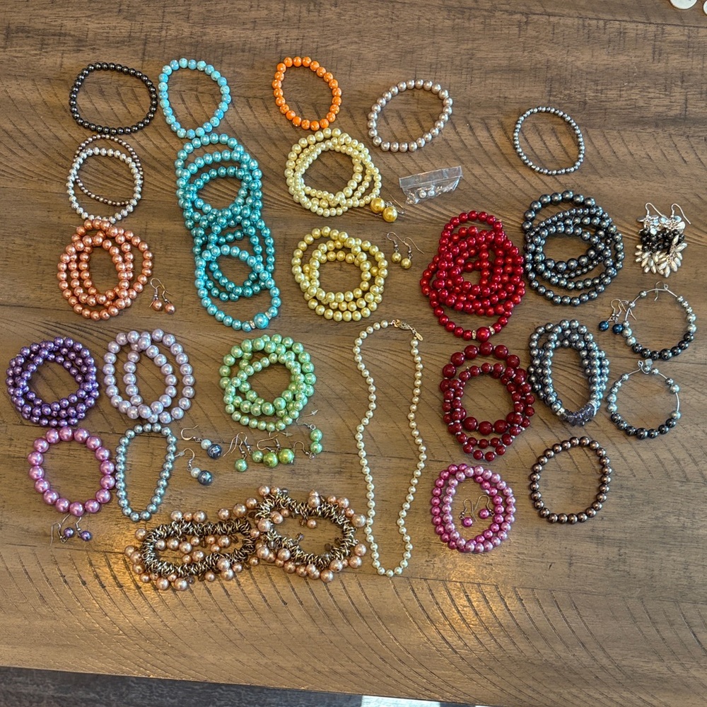 Colorful Beaded Jewelry Set